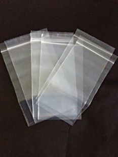 Resealable Plastic Bags - PAKMAN Resealable Bags 65mm x 90mm x 50um - Pack of 1000