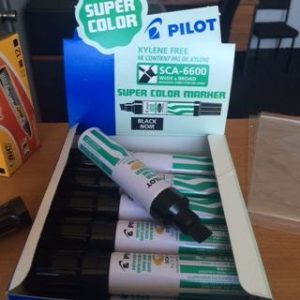 PILOT JUMBO Black Chizel Point Markers